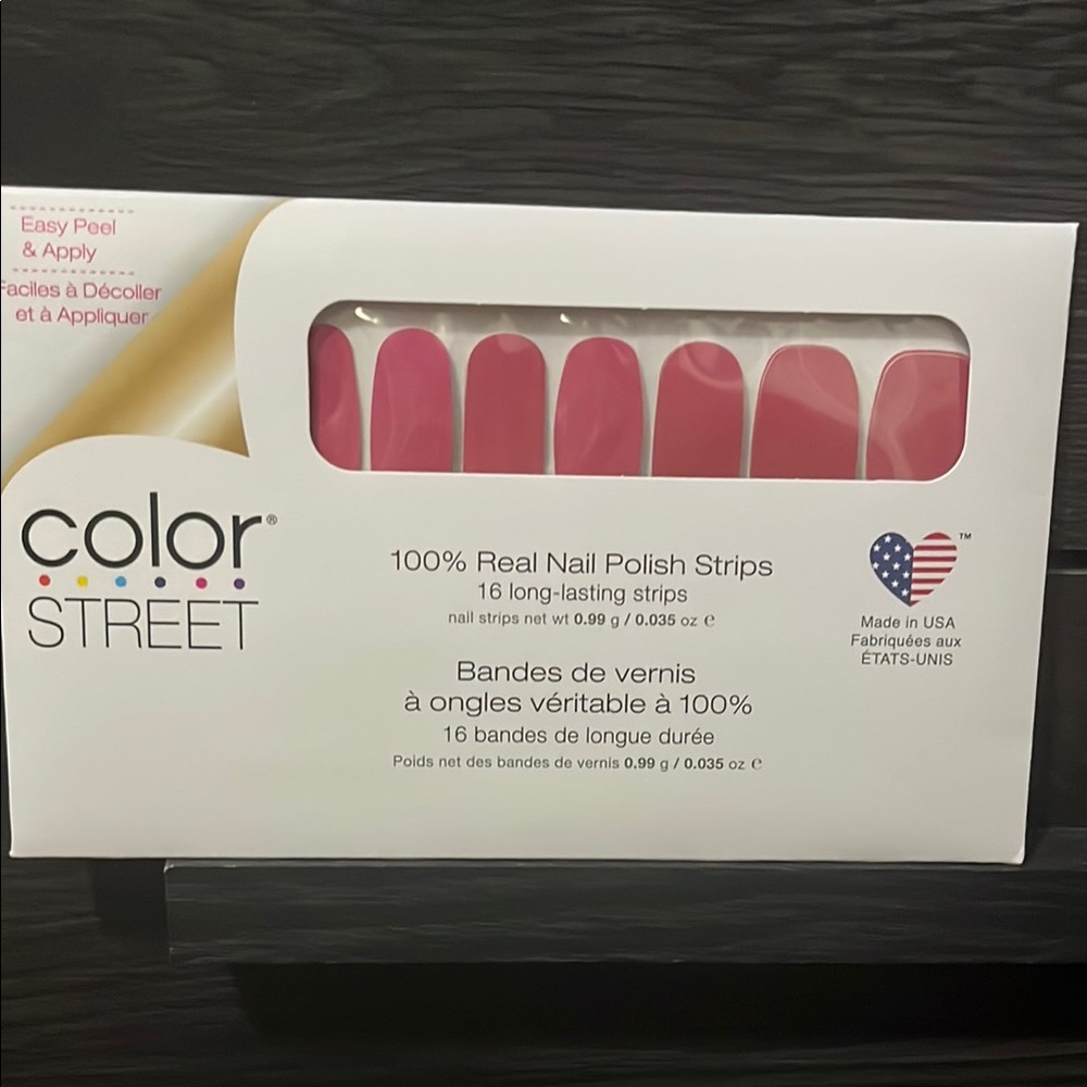 Color Street Fuchsia Nail Strips Raspberry Remix